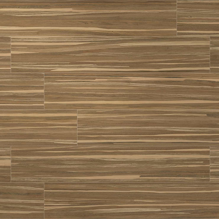 Willow Walnut Brown 8x48 Wood Look Matte Porcelain Tile