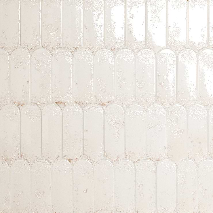 Corali Reef White 3x9 Textured Satin Ceramic Tile