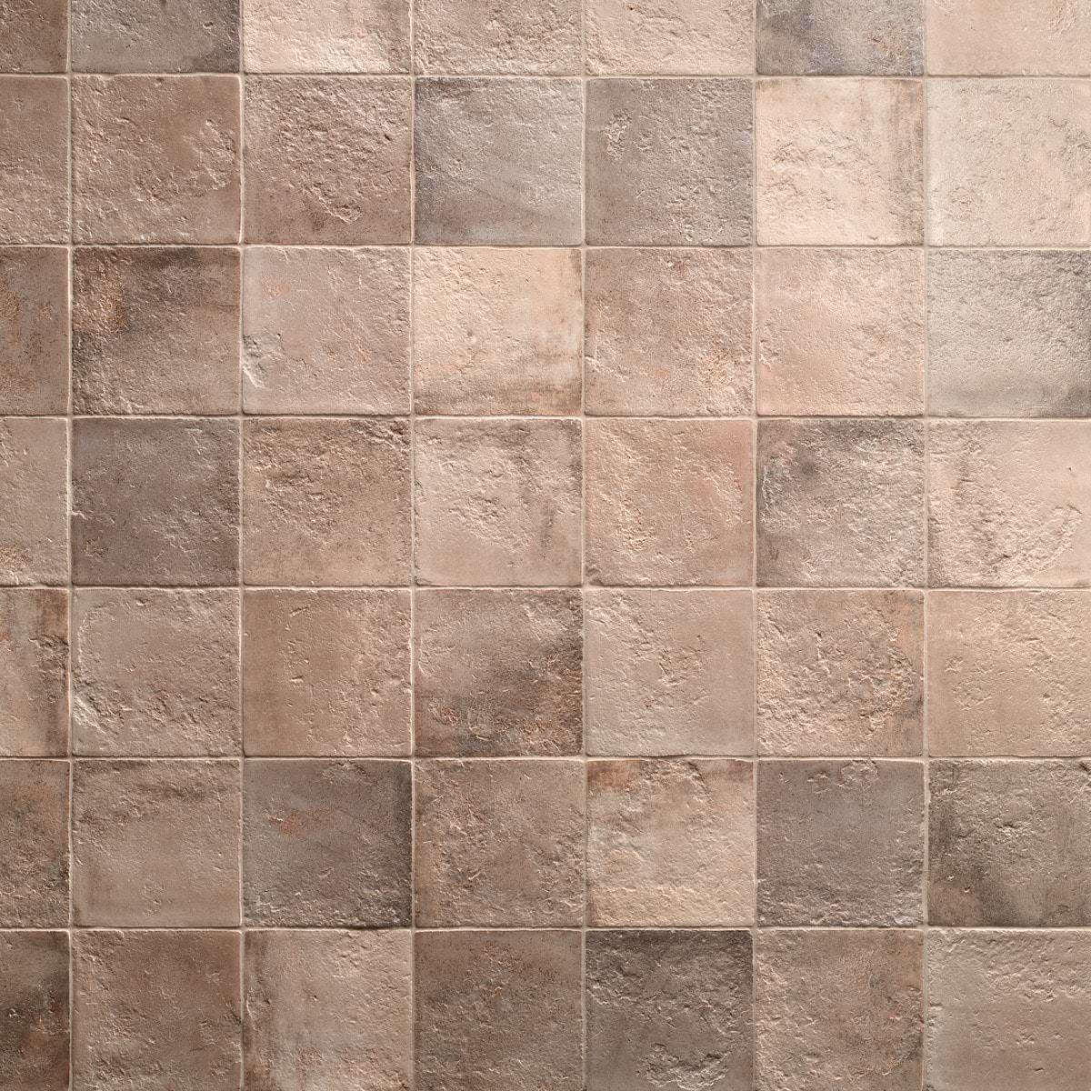 Navari Taupe 5x5 Textured Matte Ceramic Tile