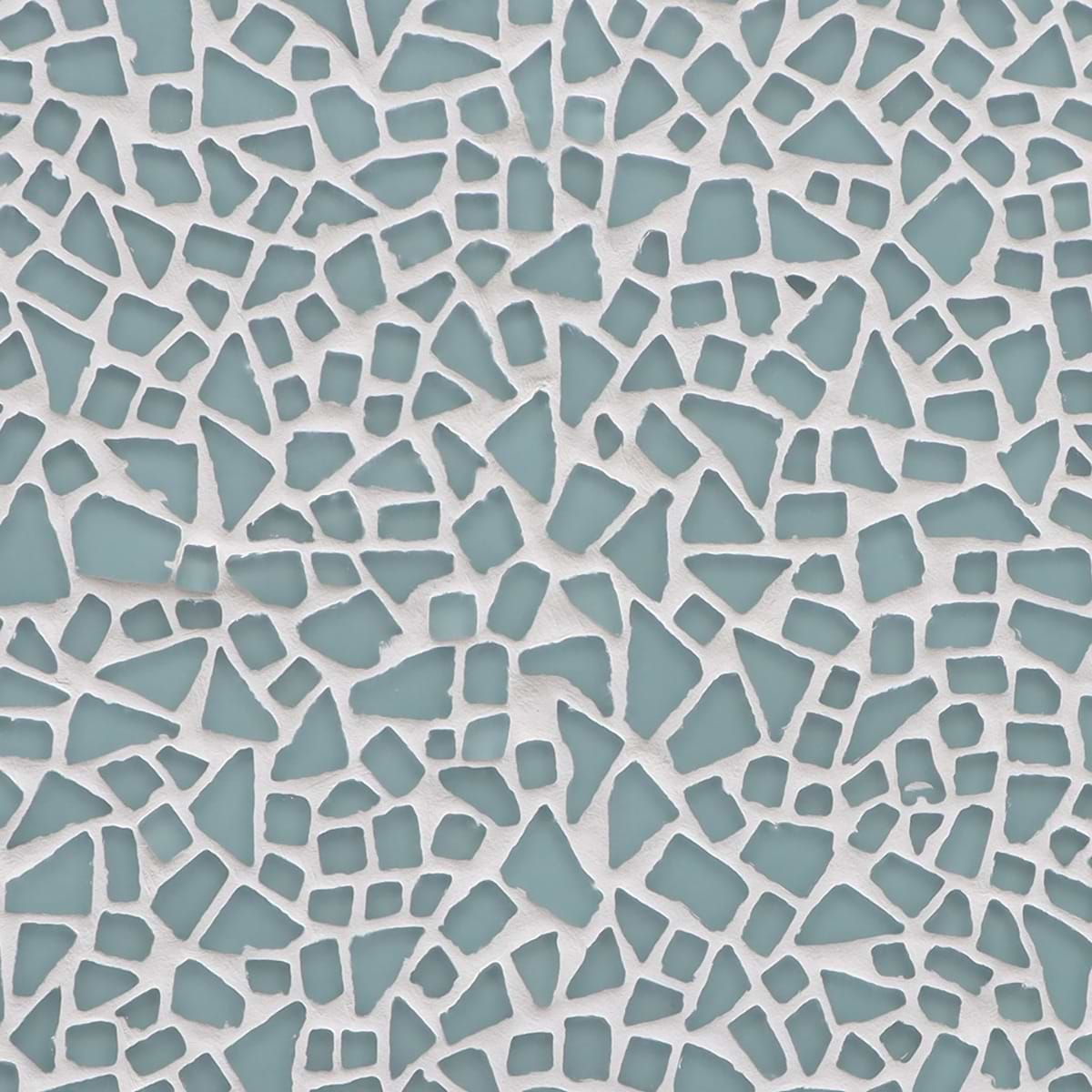 Fiji Atlantic Blue Frosted Matte Glass Mosaic Tile