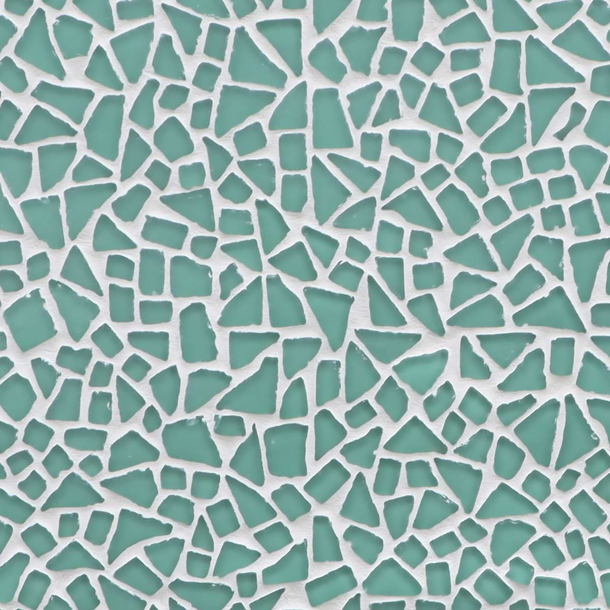 Fiji Seafoam Green Frosted Matte Glass Mosaic Tile