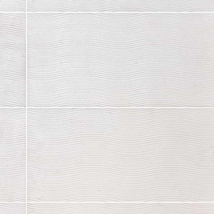 Simena Bamboo Slide Cream Beige 12x24 Textured Limestone Tile