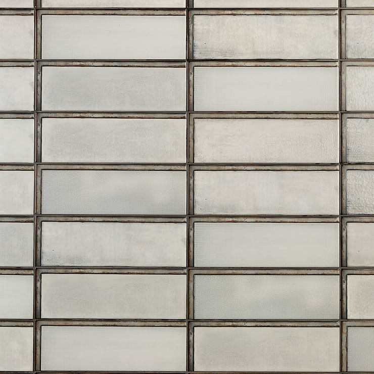 Diesel Industrial Glass White Ceramic Wall Tile