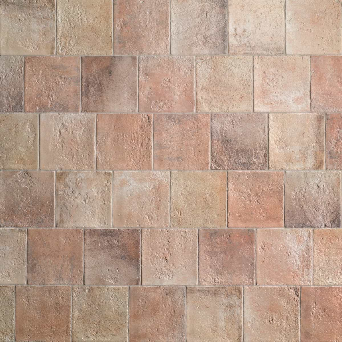 Navari Terra Cream 5x5 Textured Matte Ceramic Tile