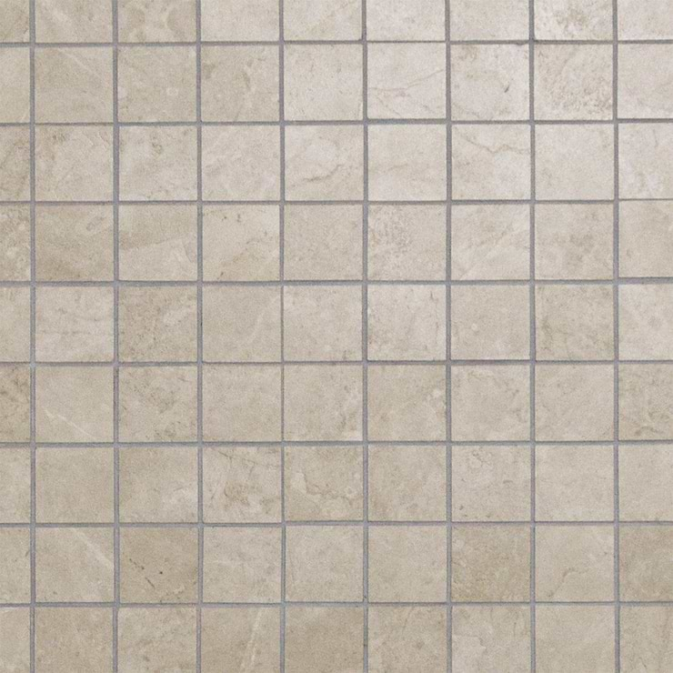 Thor Bone Beige 2x2 Matte Porcelain Mosaic Tile