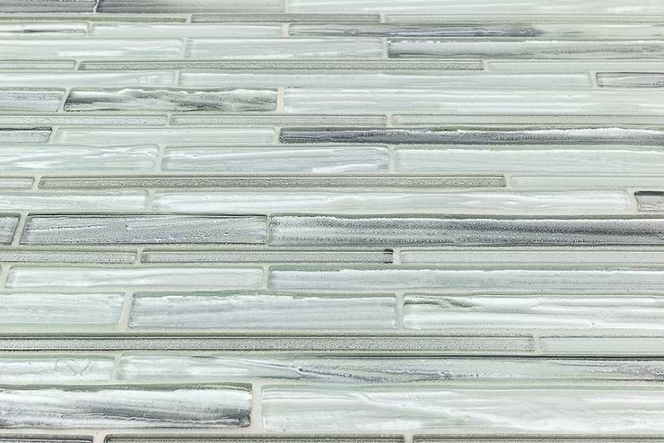 Mangata Glacial November Skies Planks Glass Tile