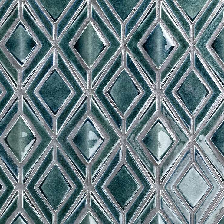 Nabi Jewel Capri Crackled Polished Ceramic Tile