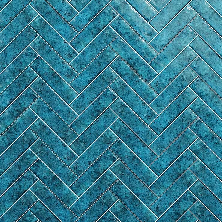 Castle Denim Blue 3x12 Polished Ceramic Subway Wall Tile