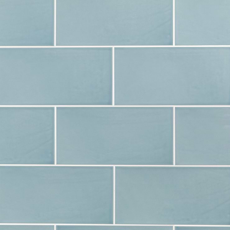 Aruba Blue 5X10 Ceramic Wall Tile