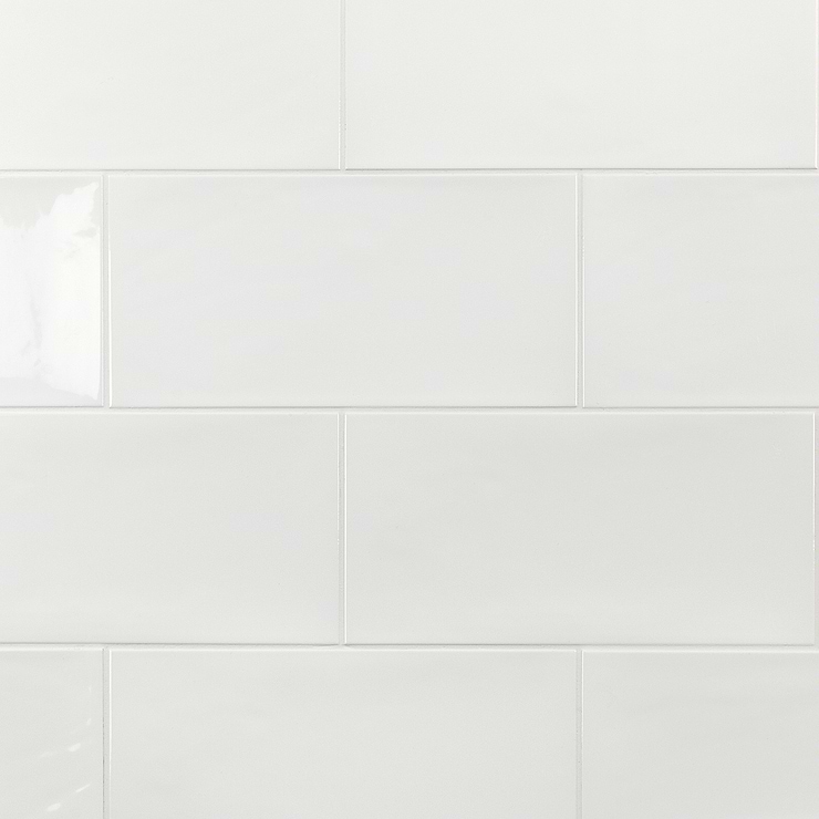 Aruba White 5x10 Ceramic Wall Tile
