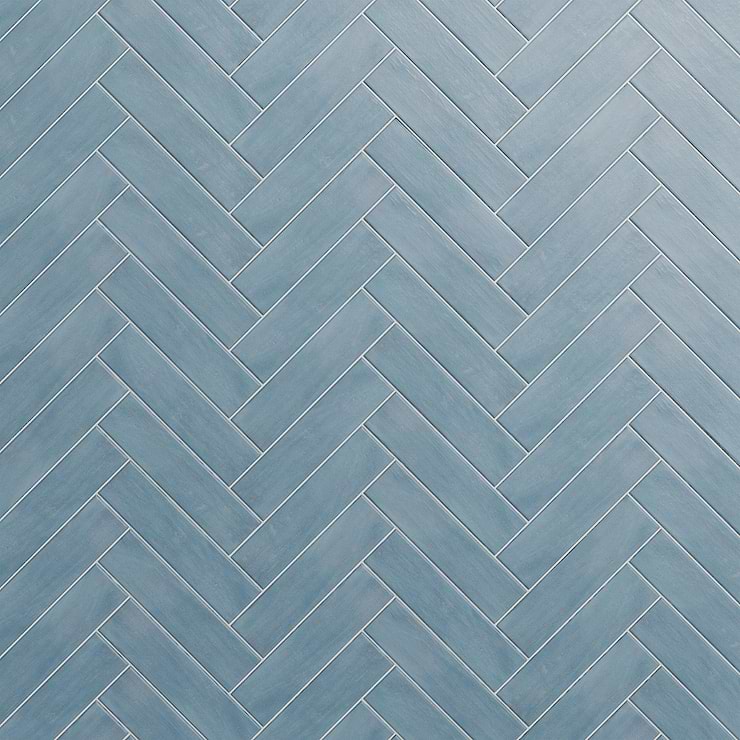 Bayou Sky Blue 3x12 Matte Ceramic Subway Tile