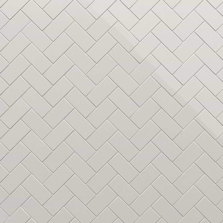 Park Hill Monumental Mist White 3X6 Polished Porcelain Tile