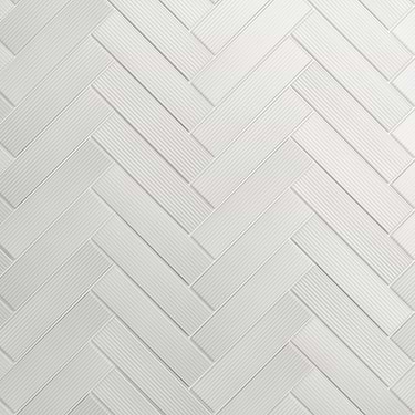 ArtBlock Fluted Bianco 4x16 Glossy Porcelain Tile by Stacy Garcia