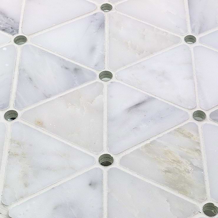 Highland Sardonyx Marble & Mirror Glass Tile