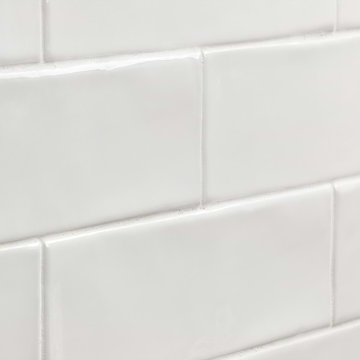 Manchester Bianco 3x12 Polished Ceramic Tile