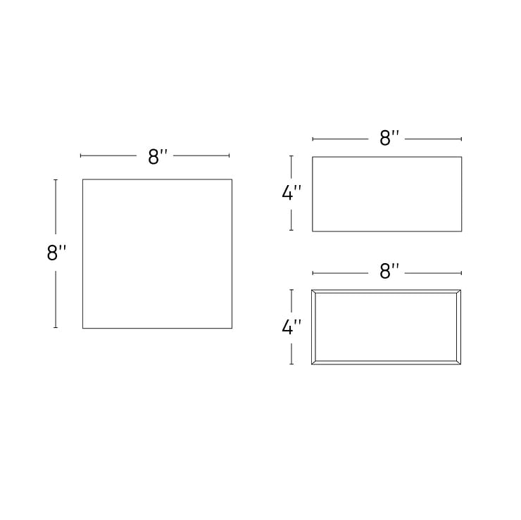 Stacy Garcia Maddox White 4x8 Matte Ceramic Subway Tile