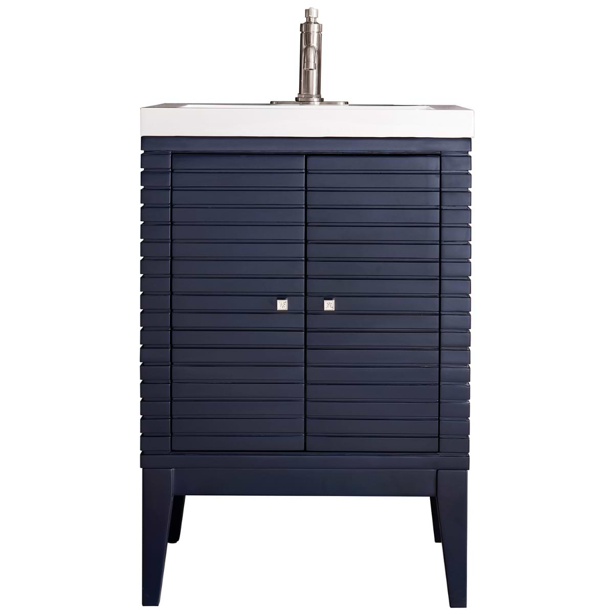 James Martin Vanities Linden 24" Navy Blue Vanity And Counter