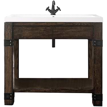 Brooklyn 40" Rustic Ash Vanity and Counter by JMV