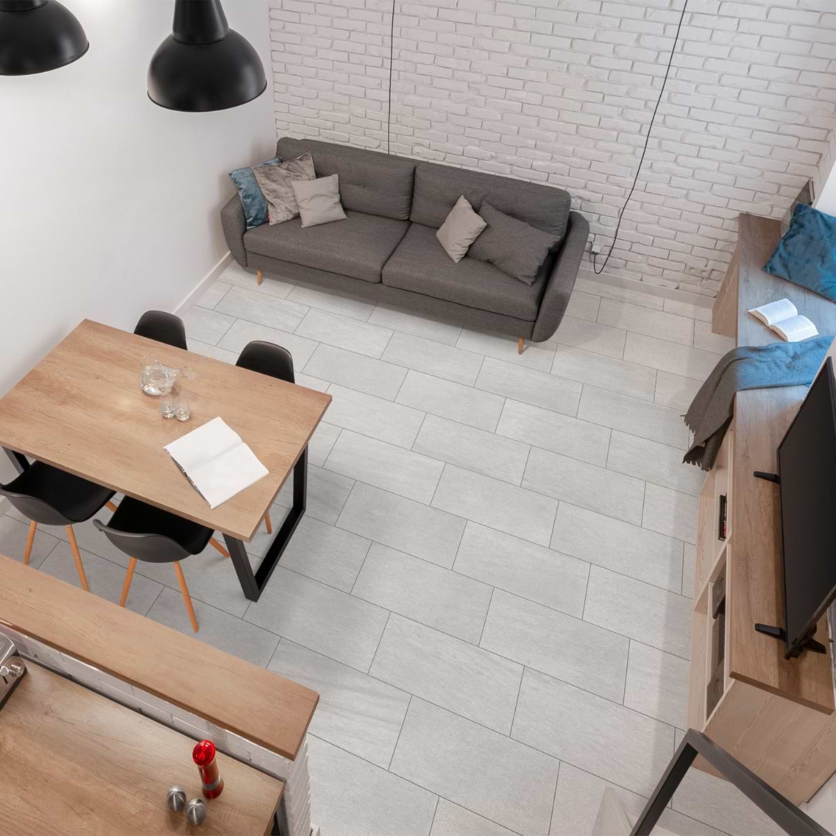 Origins Light Gray 12x24 Matte Porcelain Tile | Tilebar.com