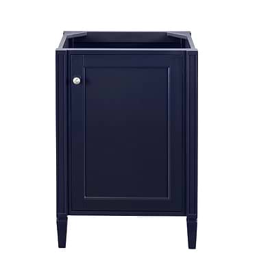 Britannia Navy Blue 24" Single Vanity Cabinet without Top by JMV