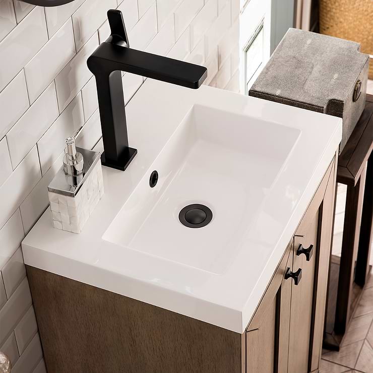 Buy James Martin Vanities Chianti Whitewashed Walnut 20 inch Vanity