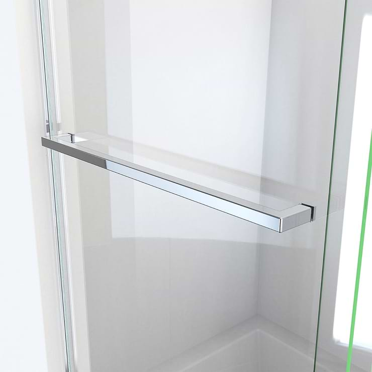 DreamLine Essence 60"x60" Reversible Sliding Bathtub Door with Clear Glass in Chrome