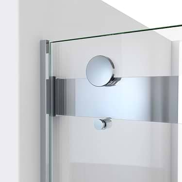 Essence 60"x60" Reversible Sliding Bathtub Door with Clear Glass in Chrome by DreamLine