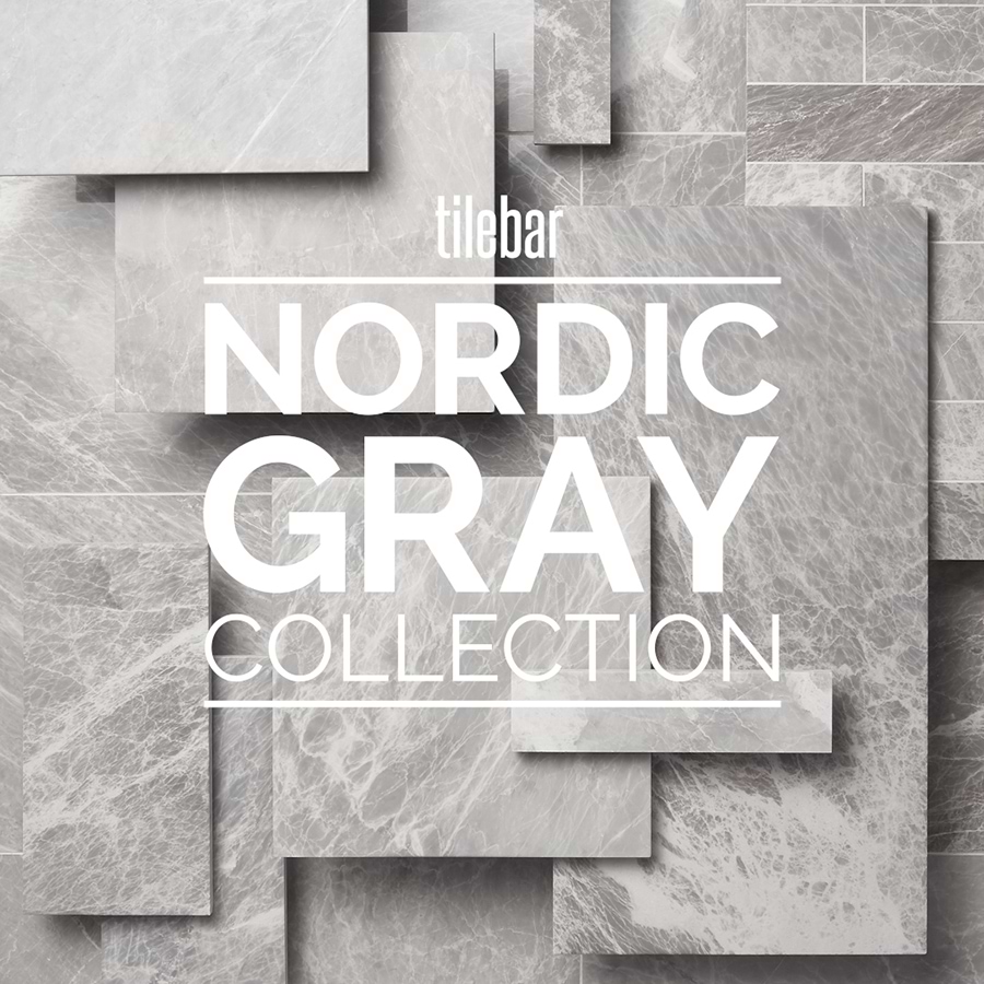 Nordic Gray 12x24 Satin Marble Tile