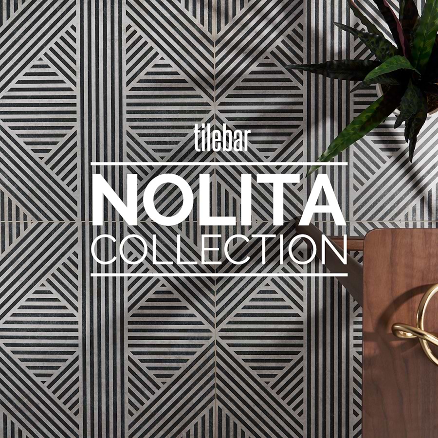Nolita Black & White 24x24 Matte Porcelain Tile