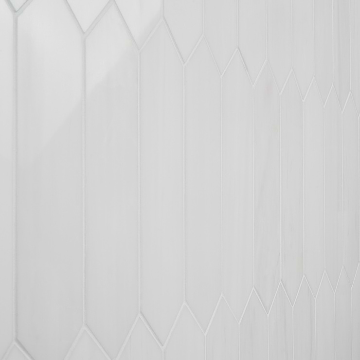 Bianco Dolomite White 3x12 Picket Premium Polished Marble Tile