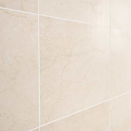 Botticino Extra Light Beige 18x18 Honed Marble Tile