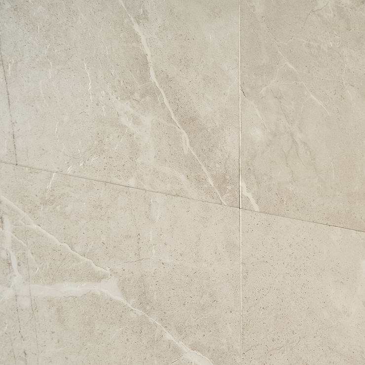 Katone Chauny Marble Medium Beige 18x36 Glue Down Luxury Vinyl Tile