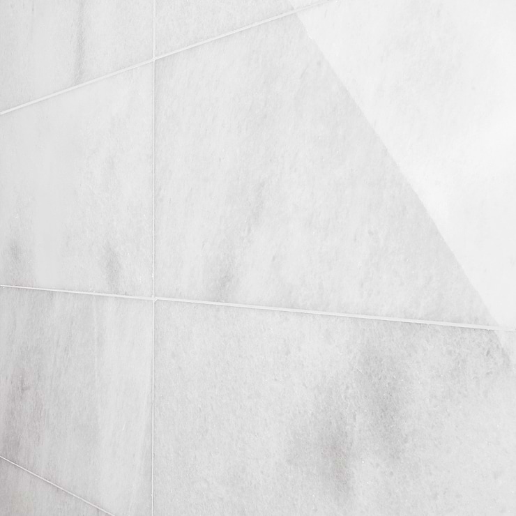 Biarritz White 12x24 Polished Marble Tile