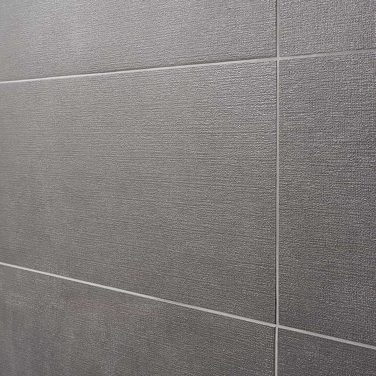 NewTech Antracite Gray 12x24 Double Loaded Grip Porcelain Tile