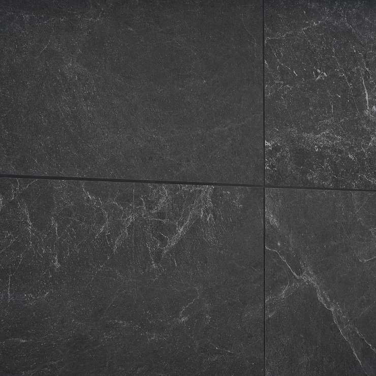 ZenTech Graphite Gray 24x48 Matte Porcelain Tile