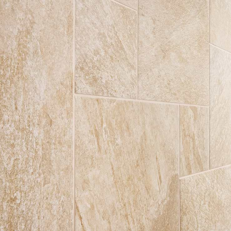 Shala Sand Beige French Pattern Matte Porcelain Tile