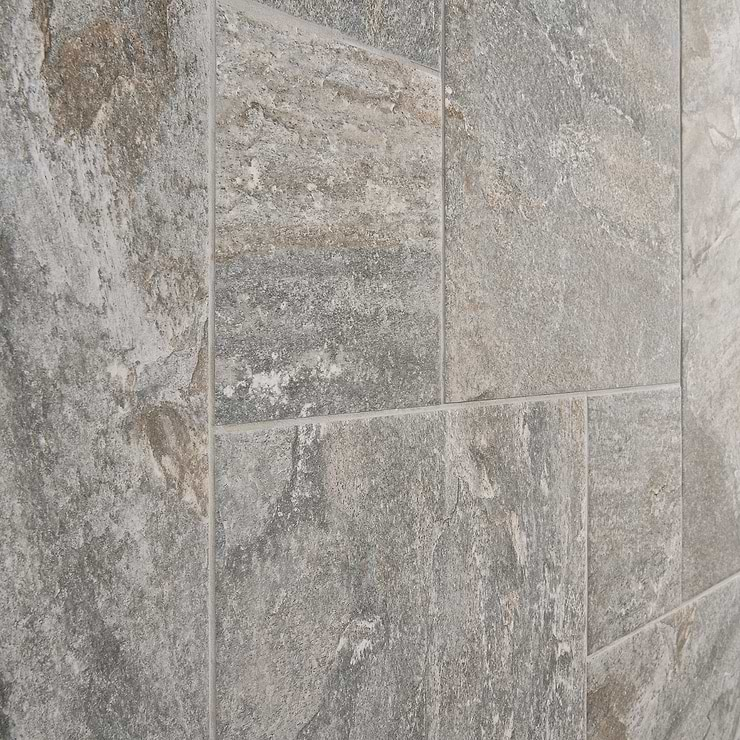 Shala Storm Gray French Pattern Matte Porcelain Tile