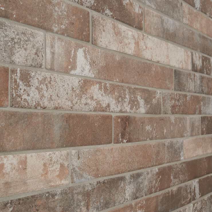 English Brick Sand Terracotta 2x18 Matte Porcelain Tile
