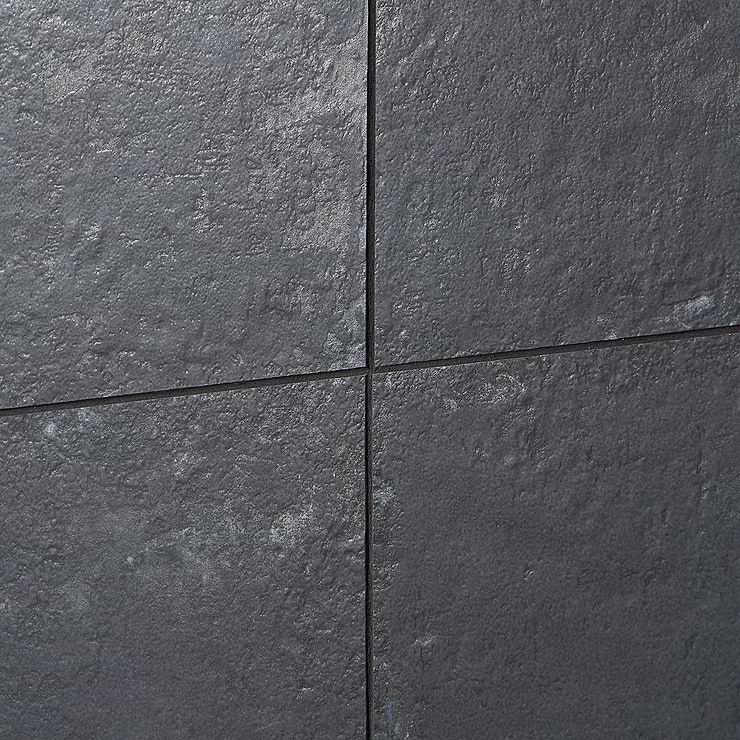 Portrait Black Gold 24x48 Matte Porcelain Tile