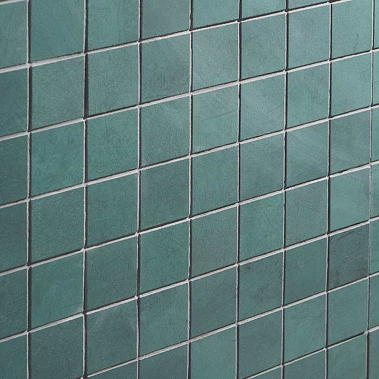 Bond Viridum Green 2x2 Matte Porcelain Mosaic Tile