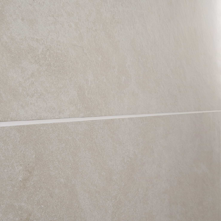 Era Linen White 24x48 Limestone Look Matte Porcelain Tile