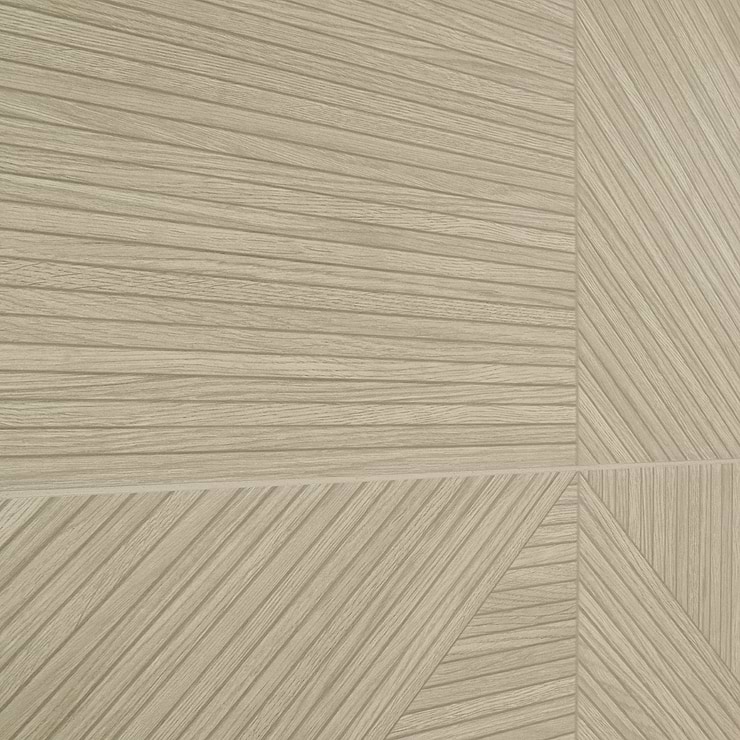 Enso Oak 24x48 Ribbed Matte Porcelain Wood Look Tile