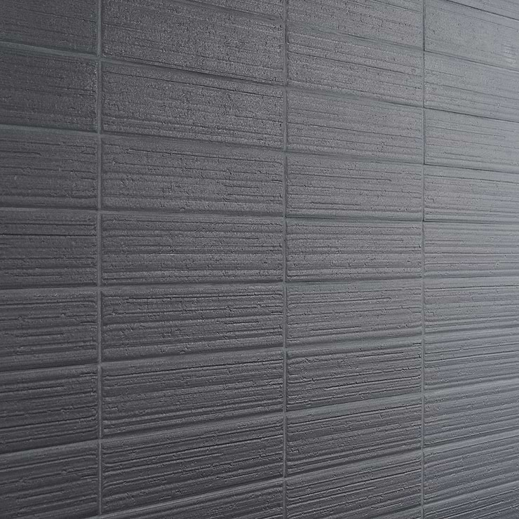 Charlotte Moon Gray 3x10 Textured Matte Ceramic Subway Tile