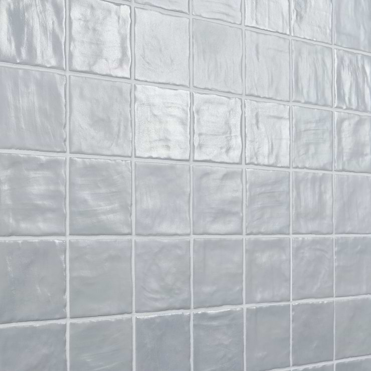 Montauk Sky Blue 4x4 Mixed Finish Ceramic Tile