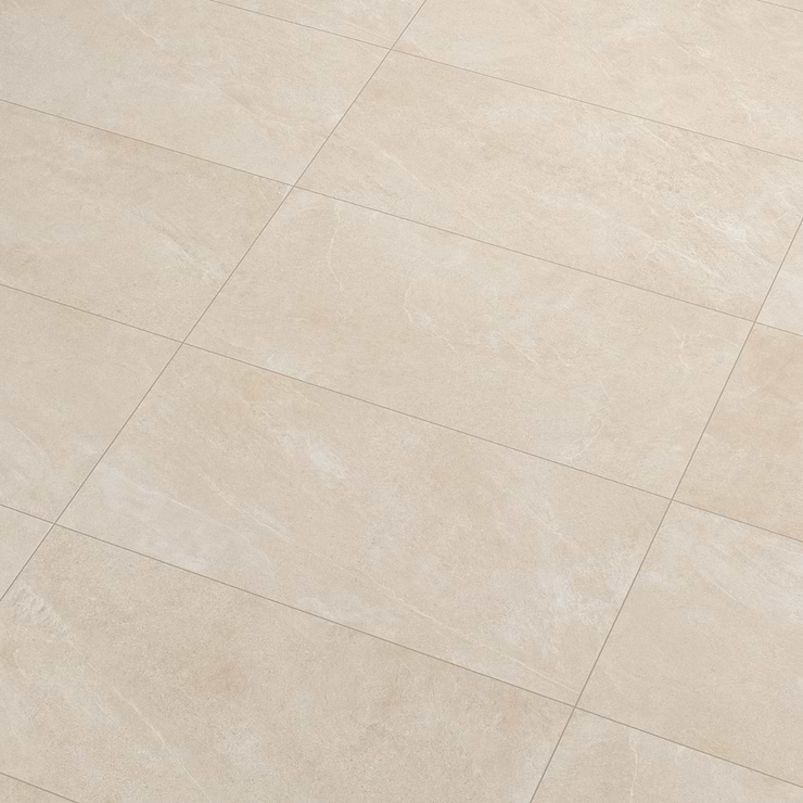 Era Crema Beige 12x24 Limestone Look Matte Porcelain Tile