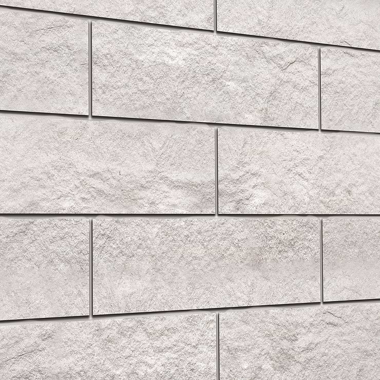Simena Splitface Cream Beige 3x12 Textured Limestone Subway Tile