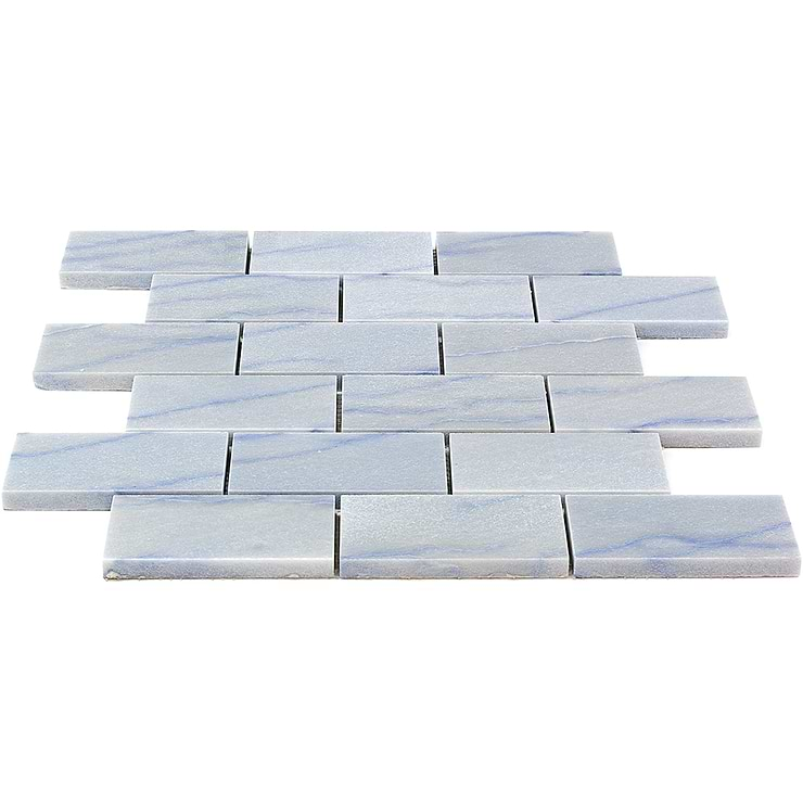 Blue Macauba 2x4 Polished Marble Tile 