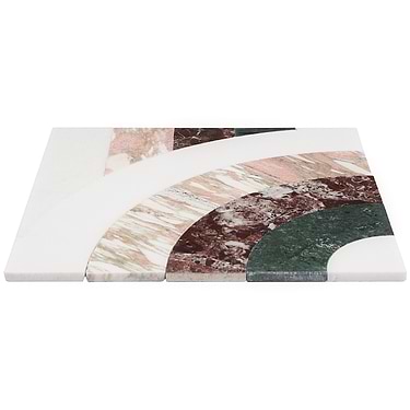 ARC Vertical Passion Multicolor 12X12 Polished Marble Mosaic