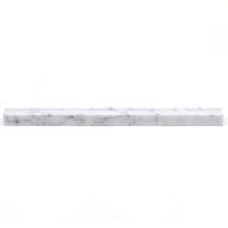 Groove Pencil Carrara Marble Tile Liner 