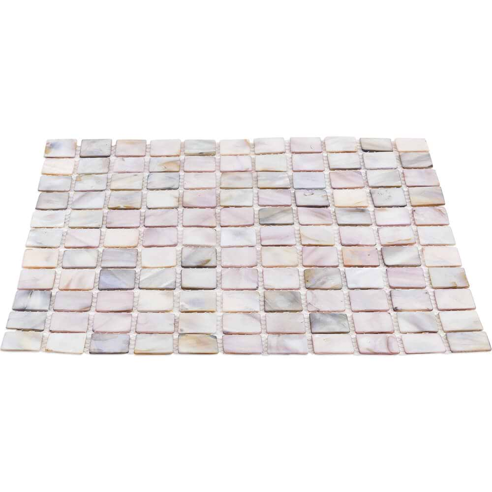 Mother Of Pearl Silver Tile